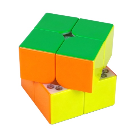 Kostka YJ MGC Beta 2x2 Magnetic Ball-Core UV z widocznymi magnesami