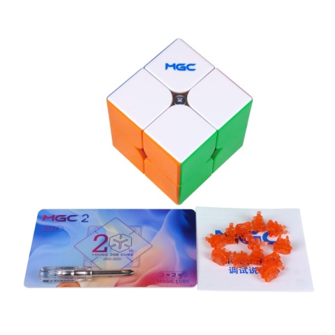 Kostka YJ MGC Beta 2x2 Magnetic Ball-Core UV z akcesoriami