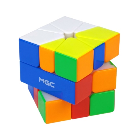 Kostka YJ MGC Square-1 V2 Magnetic UV Stickerless pomieszana