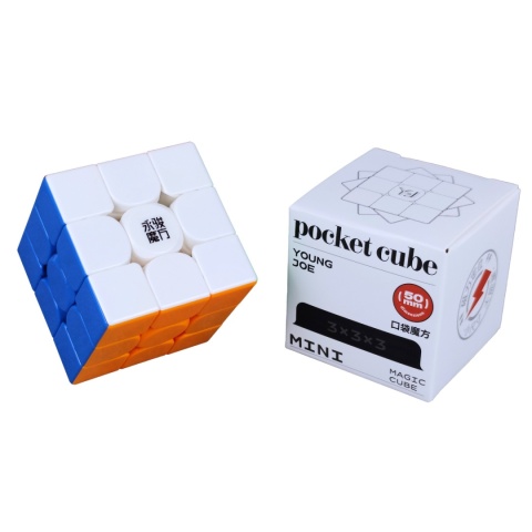 YJ Pocket Mini 3x3 Magnetic Stickerless 50 mm pudełko i kostka