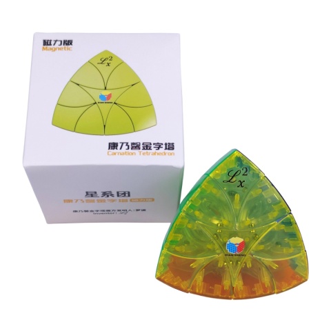 Pudełko i kostka DianSheng Carnation Tetrahedron M Transparent