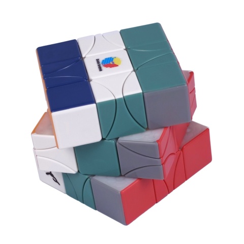 DianSheng Corner-Turning 3x3 Ball-Core Magnetic - Morandi w trakcie ruchu