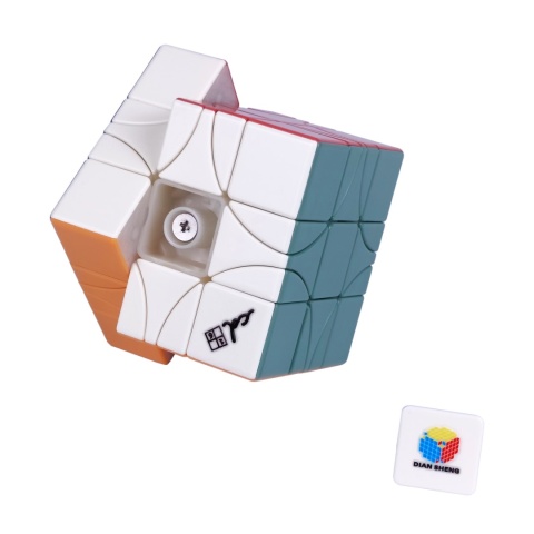 Kostka DianSheng Corner-Turning 3x3 Ball-Core M - Morandi z widoczną regulacją