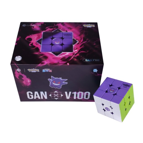 Pudełko i kostka GAN V100 MagLev UV Pokemon Edition - Gengar