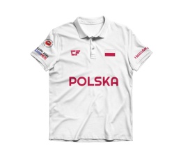 Koszulka Pol Euro 2026 Biała przód