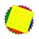 MoFangJiaoShi MeiLong 10x10 V2 Ball-Core Magnetic obrócony z góry