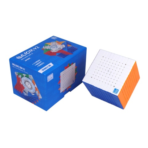 Pudełko i kostka MoFangJiaoShi MeiLong 10x10 V2 Ball-Core Magnetic