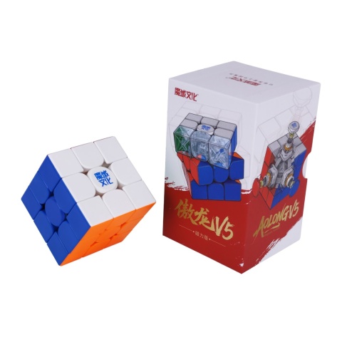 MoYu AoLong V5 Magnetic 3x3 obok pudełka