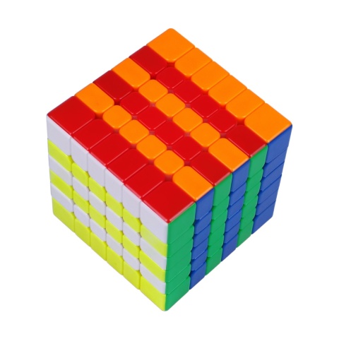 MoYu AoShi V4 Triple-Track Magnetic 6x6 UV ułożona w paski