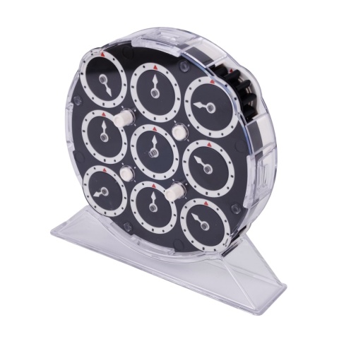 MoYu WeiLong Magnetic Clock Black na podstawce
