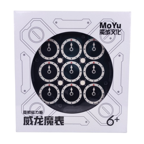 MoYu WeiLong Magnetic Clock Black w pudełku
