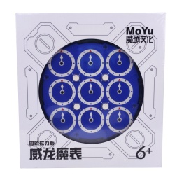 MoYu WeiLong Magnetic Clock Blue