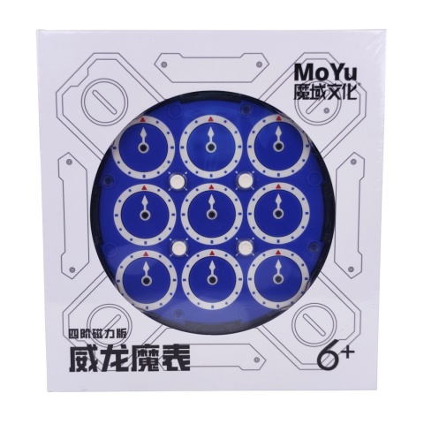 MoYu WeiLong Magnetic Clock Blue w pudełku