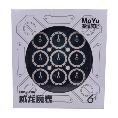 MoYu WeiLong Magnetic Clock Black