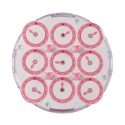 MoYu WeiLong Magnetic Clock Pink z tyłu