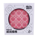 MoYu WeiLong Magnetic Clock Pink w pudełku
