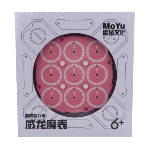 MoYu WeiLong Magnetic Clock Pink