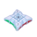 QiYi Fidget 1x3x3 Cube Cyan spinning