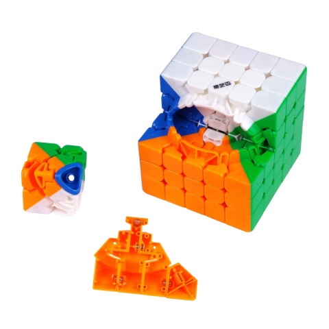 Kostka QiYi Warrior 5x5 Magnetic UV w częściach z widocznymi magnesami