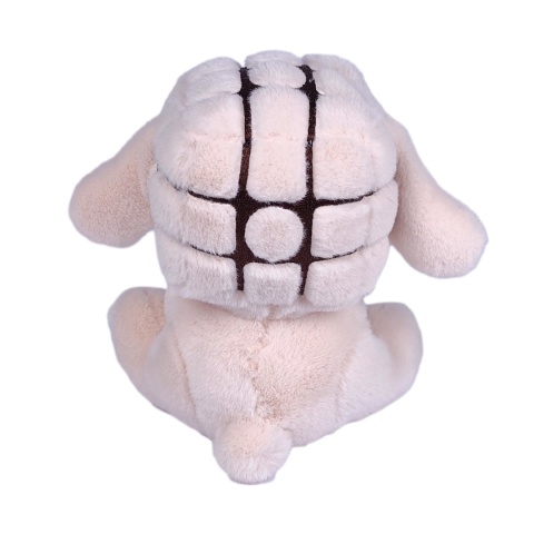 YJ Kostek pluszowa maskotka z widoczna z tyłu