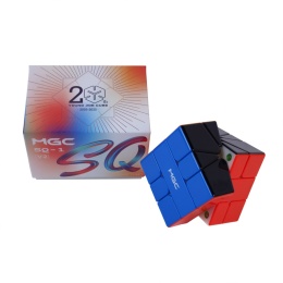 Pudełko i kostka YJ MGC Square-1 V2 Magnetic Black UV