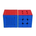 Porównanie wielkości YJ Pocket Mini 7x7 Magnetic 55 mm i GAN 3x3