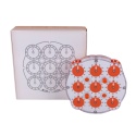ESTAR Magnetic Clock Bearing Orange obok pudełka