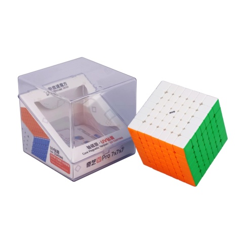 Pudełko i kostka QiYi M Pro 7x7 Ball-Core UV